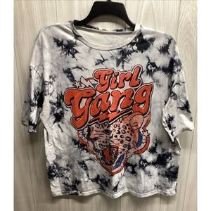 SHEIN Women's (Size S) Short Sleeve Crew Neck T-Shirt‎ Cotton Poly Girl Gang